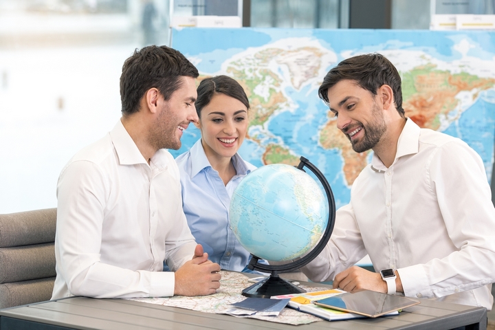 Travel Agents working