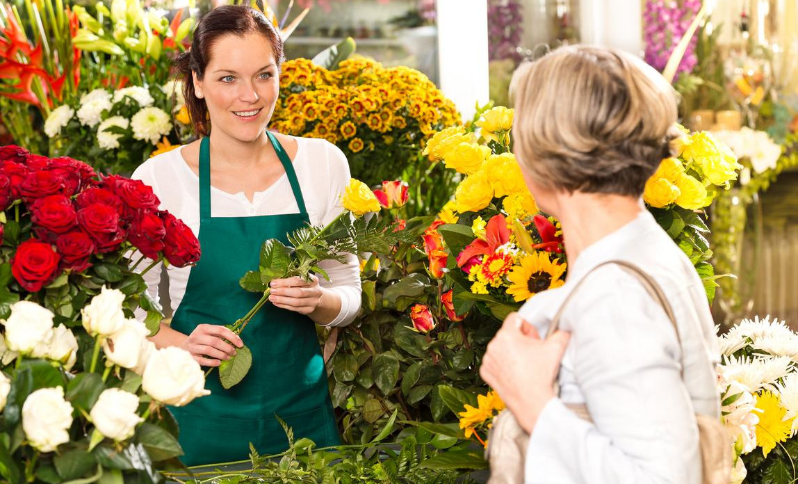florist working